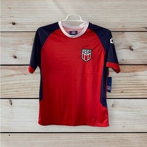 NWT USA Soccer Xcelsius Active Game Of The World Shirt Men’s LARGE‎